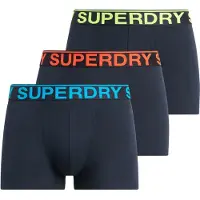 Superdry para hombre. M3110450B Pack de 3 Bóxers (M), Homewear, Algodón, Marino, outlet 2026.