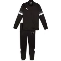 Puma Chándal 'TeamRise' gris oscuro / negro / blanco