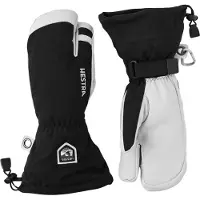 Hestra - Army Leather Heli Ski 3 Finger - Guantes size 9, negro