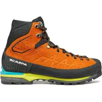 Scarpa - Zapatillas de senderismo Hombre - Zodiac Tech GTX Tonic Black de Cuero - Talla 42.5 - Naranja