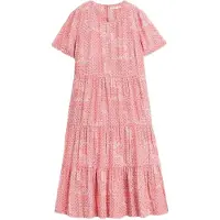 White Stuff Ayra Midi Dress Pink Multi Talla: 16 | Vestidos Midi Outlet | Mujer | Rosa