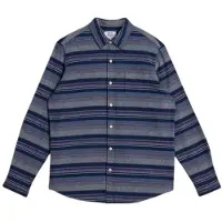White Stuff Horizontal Stripe Shirt Dark Navy Talla: S | Camisas Casuales Outlet | Hombre | Azul
