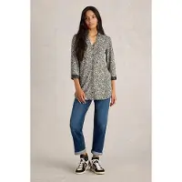 White Stuff Annie Longline Shirt Black Print Talla: 6 REGULAR | Camisas Outlet | Mujer | Negro