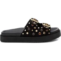 Carmela para mujer. 16240102-NEGRO Sandalias de piel 162401 negro (39), 1 a 3cm, Ninguno, Casual, outlet 2026.