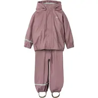 Name it Traje funcional 'DRY10' gris claro / malva