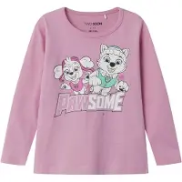 TWO SOON Camiseta 'Paw Patrol' azul claro / rosa / blanco
