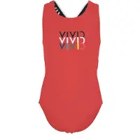 Vivid Traje de baño verde oscuro / rojo / negro / blanco