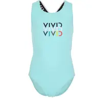 Vivid Traje de baño azul claro / rojo / negro / blanco