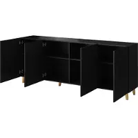 Cama con mesitas de noche PAFOS, 200x42x82 cm, color mate