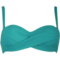 Vivid Top de bikini azul cian