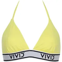 Vivid Top de bikini 'Mix&Match' limón / negro / blanco