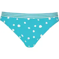 Vivid Braga de bikini turquesa / blanco natural