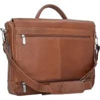 Plevier 400er Serie Maletín Piel natural 40 cm Compartimento para el portátil marrón