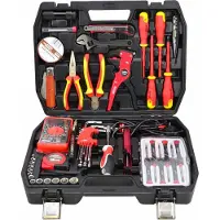 AWTOOLS : Juego de 68 herramientas eléctricas.