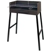 Imex El Zorro Barbacoa de carbón con patas Imex "El Zorro", color negro (69 x 40 x 92 cm)