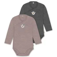 Normani Pijama entero/body gris / mezcla de colores / rosa