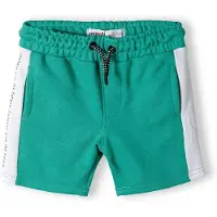 MINOTI Pantalón verde / blanco