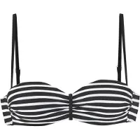 Venice beach Top de bikini negro / blanco