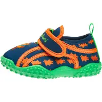 Playshoes Zapatos para playa y agua 'Pirat' marino / cognac / manzana / naranja