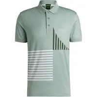 BOSS Polo De Manga Corta Paddy Striped C1 10270355 Green