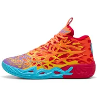 Puma Unisex Mb.04 Phoenix Red-orange Glow-fluro Orange Pes-purple Talla: 49.5 | Zapatillas de Fitness Outlet | Unisex | Rojo