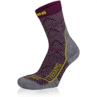 Lowa - Socken Kids - Calcetines multifuncionales size 33/34, morado/gris