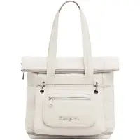 Desigual , Mochila modular grande, Poliamida, Blanco, U