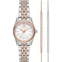 Michael Kors Reloj analógico 'LEXINGTON' oro / plata / blanco
