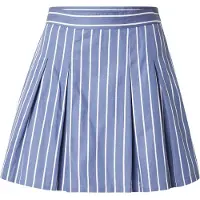 French Connection Alexis Cotton Stripe Pltd Mini Navy/white Talla: 10 | Mini Faldas Outlet | Mujer | Azul