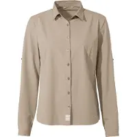 Vaude - Women's Rosemoor L/S Shirt IV - Blusa size 34, beige