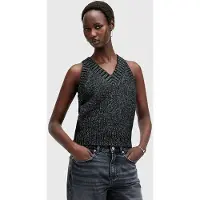 AllSaints Sabrina Tank Black Talla: L | Jerséis de Punto Outlet | Mujer | Negro