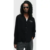 AllSaints Underground Ls Shirt Black Talla: L | Camisas Casuales Outlet | Hombre | Negro
