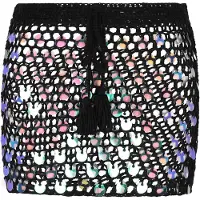 IZIA Falda negro / plata