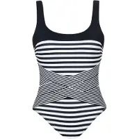 Sunflair Traje de baño negro / blanco