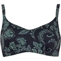 Vivid Top de bikini azul oscuro / verde