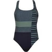 Vivid Traje de baño azul oscuro / verde