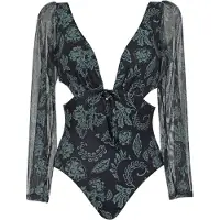Vivid Traje de baño marino / jade