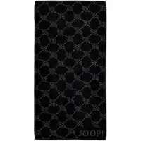 JOOP! Toalla de ducha gris / negro