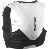 Salomon - Mochilas y cinturones trail/running - Adv Skin 5 Race Flag Set White/Nautical Blue - Talla M - Blanco