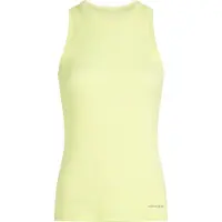 Icebreaker - Women's Merino Rib Lotus Tank - Camiseta sin mangas size XL, amarillo