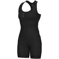 ALÉ - Women's Color Block Sleeveless Unitard - Mono de ciclismo size S, negro