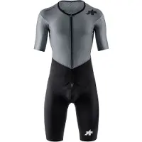 Assos - Le Houdini Roadsuit S11 - Mono de ciclismo size XL, negro/gris