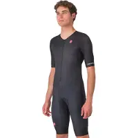 Castelli - Core Tri Suit S/S - Mono de ciclismo size L, gris