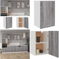 vidaXL Armario colgante gris Sonoma, 39,5 x 31 x 60 cm, material de madera - Armario colgante - Armarios colgantes - Armario de cocina - Armario de pared