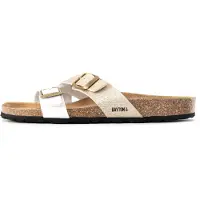 Bayton Zapatos abiertos 'Cleo' beige / blanco