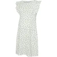 Mamalicious Vestido de verano 'MLEveline' negro / blanco