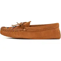 Minnetonka Mocasines cognac / rojo / negro / blanco