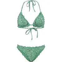 Shiwi Bikini 'Liz' verde / negro / offwhite