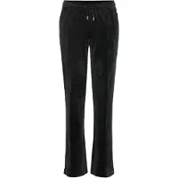 Juicy Couture Pantalón chandal Tina Velour Track Pant With Diamante Branding mujer - Negro - EU L