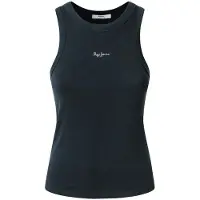 Pepe Jeans Top 'Marian' marino / blanco